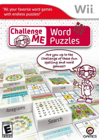 Challenge Me: Word Puzzles PAL Wii PAL box art
